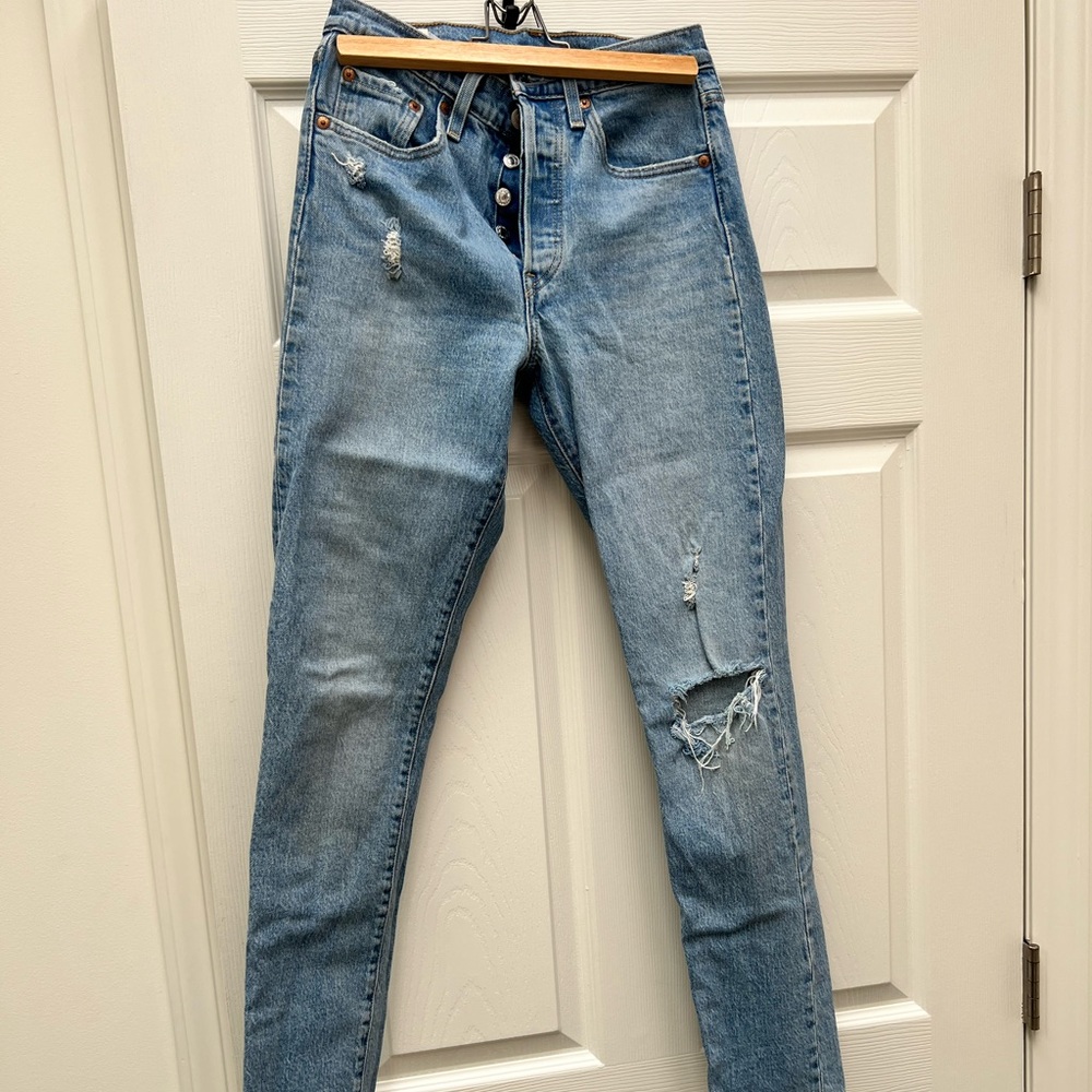 Classic Levi’s 501 Stretch Skinny Women's Jeans size 24
